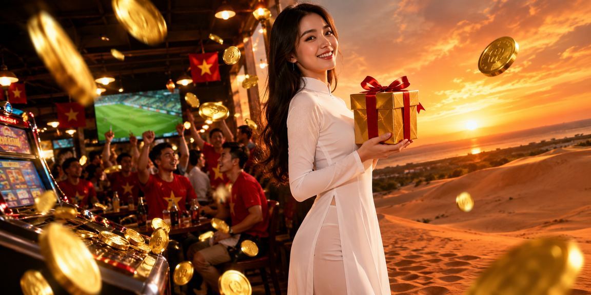 Hình ảnh slots game với chủ đề áo dài tại Mui Ne