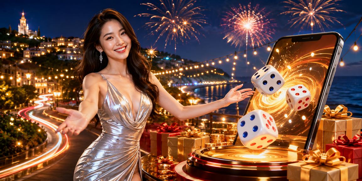 Cảnh bảng cược casino tại Việt Nam với ánh đèn neon